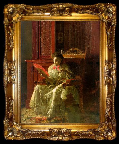 framed  Thomas Eakins Kathrine, ta009-2